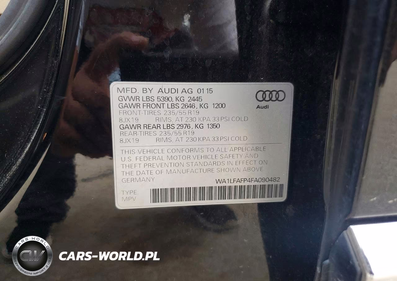 2015 Audi Q5 Premium Plus VIN:WA1LFAFP4FA090482 - 12