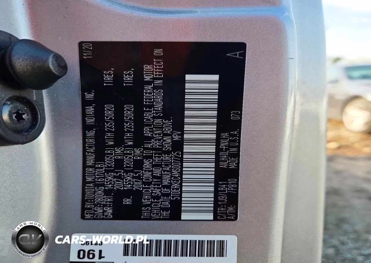 2021 Toyota Sienna Platinum 7-Passenger VIN:5TDERKEC4MS007725 - 13