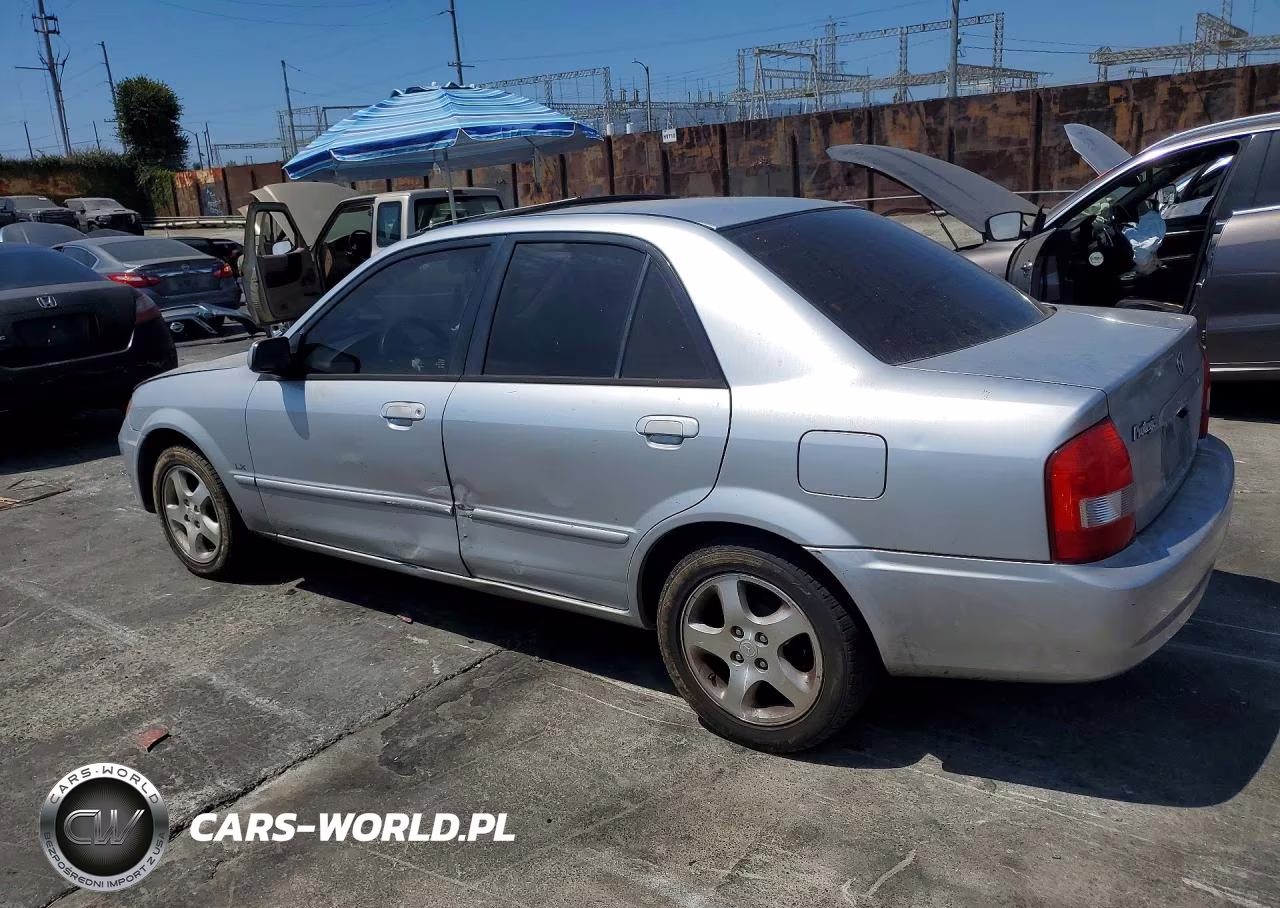 2002 Mazda Protege Dx VIN:JM1BJ225121586313 - 2