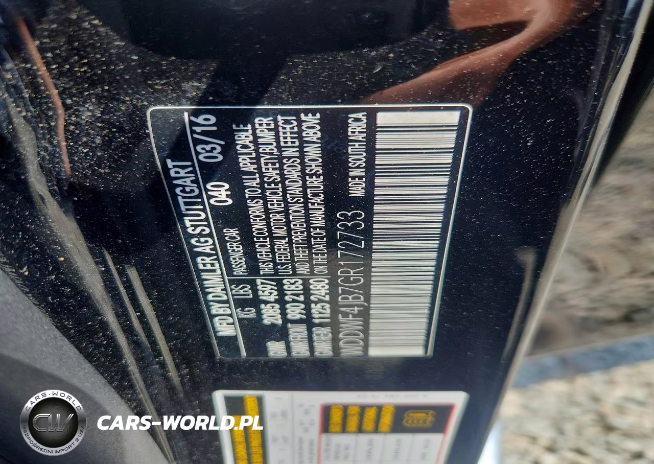 2016 Mercedes-Benz C 300 VIN:WDDWF4JB7GR172733 - 12
