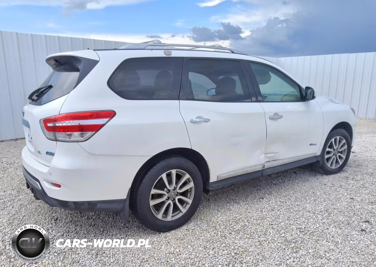 2014 Nissan Pathfinder Hybrid Sl VIN:5N1CR2MN7EC661045 - 3