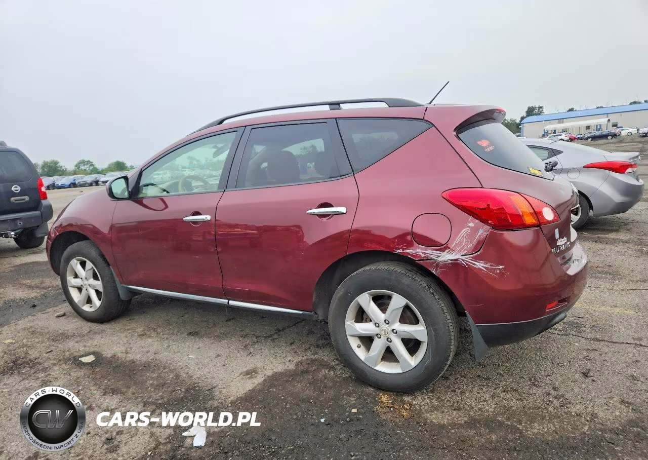 2009 Nissan Murano S VIN:JN8AZ18WX9W110013 - 2