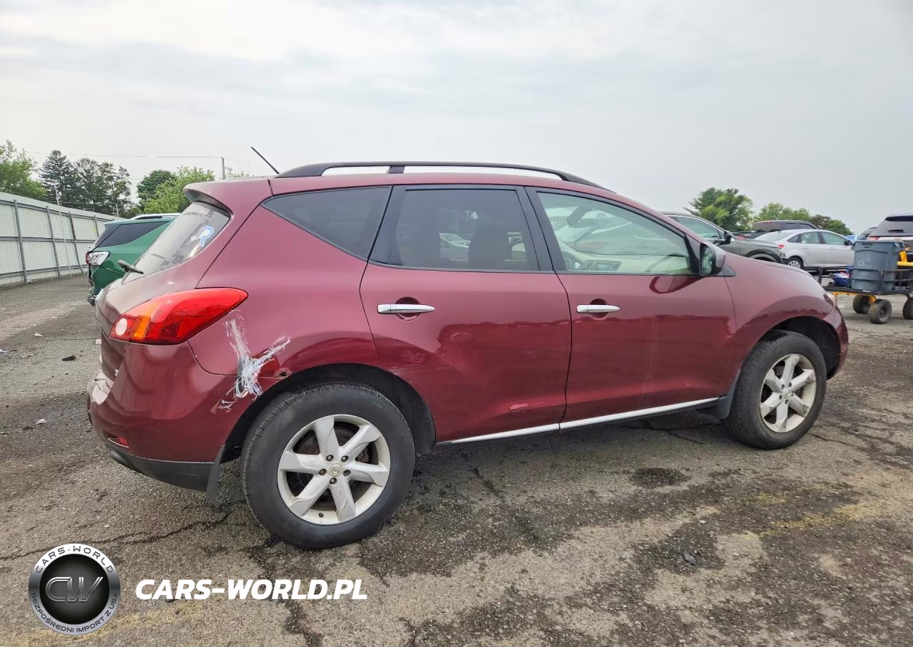 2009 Nissan Murano S VIN:JN8AZ18WX9W110013 - 3