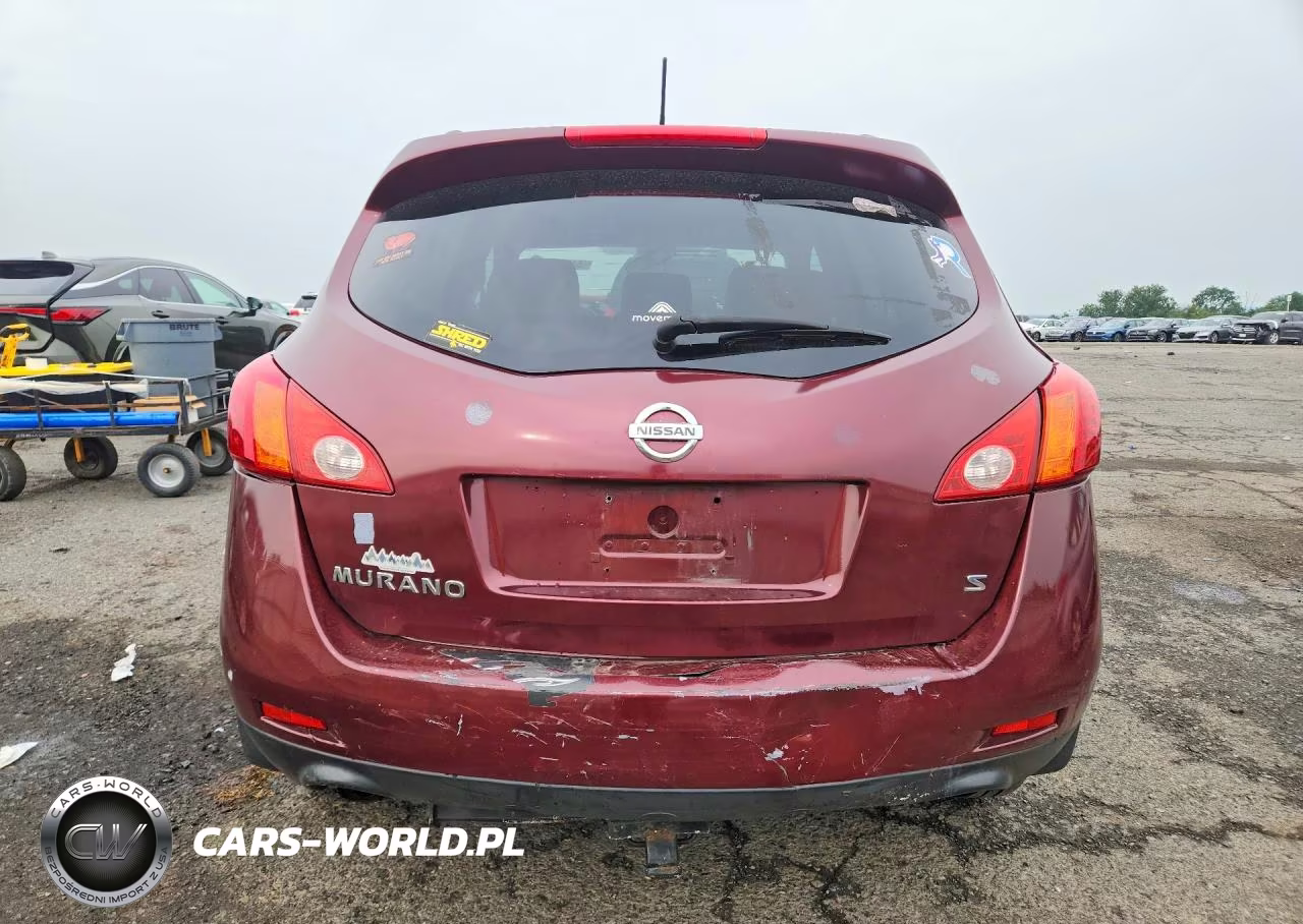 2009 Nissan Murano S VIN:JN8AZ18WX9W110013 - 6