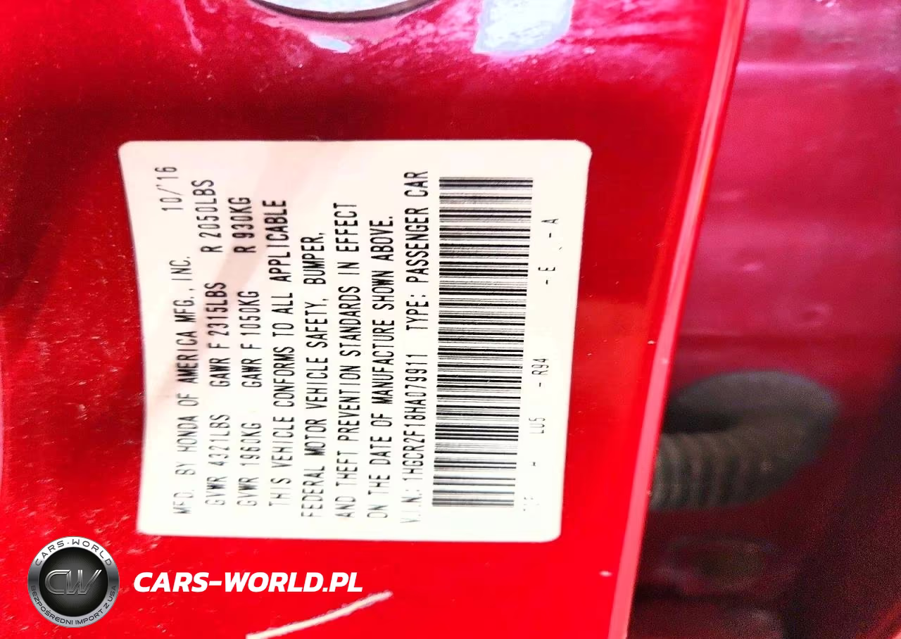 2017 Honda Accord Sport Special Edition VIN:1HGCR2F18HA079911 - 12