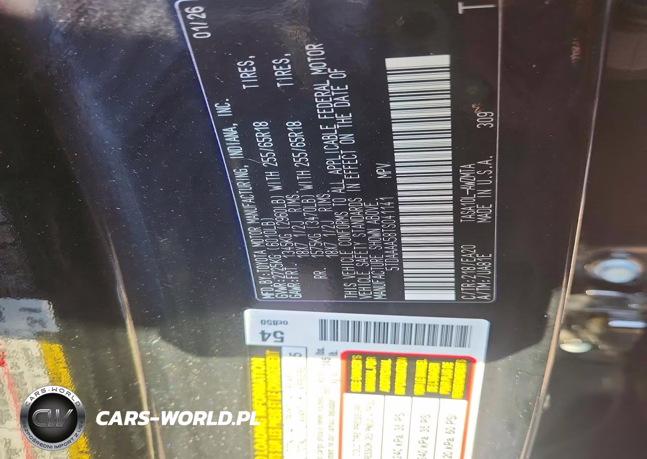 2026 Toyota Grand Highlander Xle VIN:5TDAAAA58TS041141 - 12