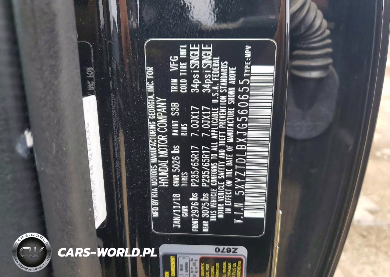 2018 Hyundai Santa Fe Sport 2.4L VIN:5XYZTDLBXJG560655 - 13