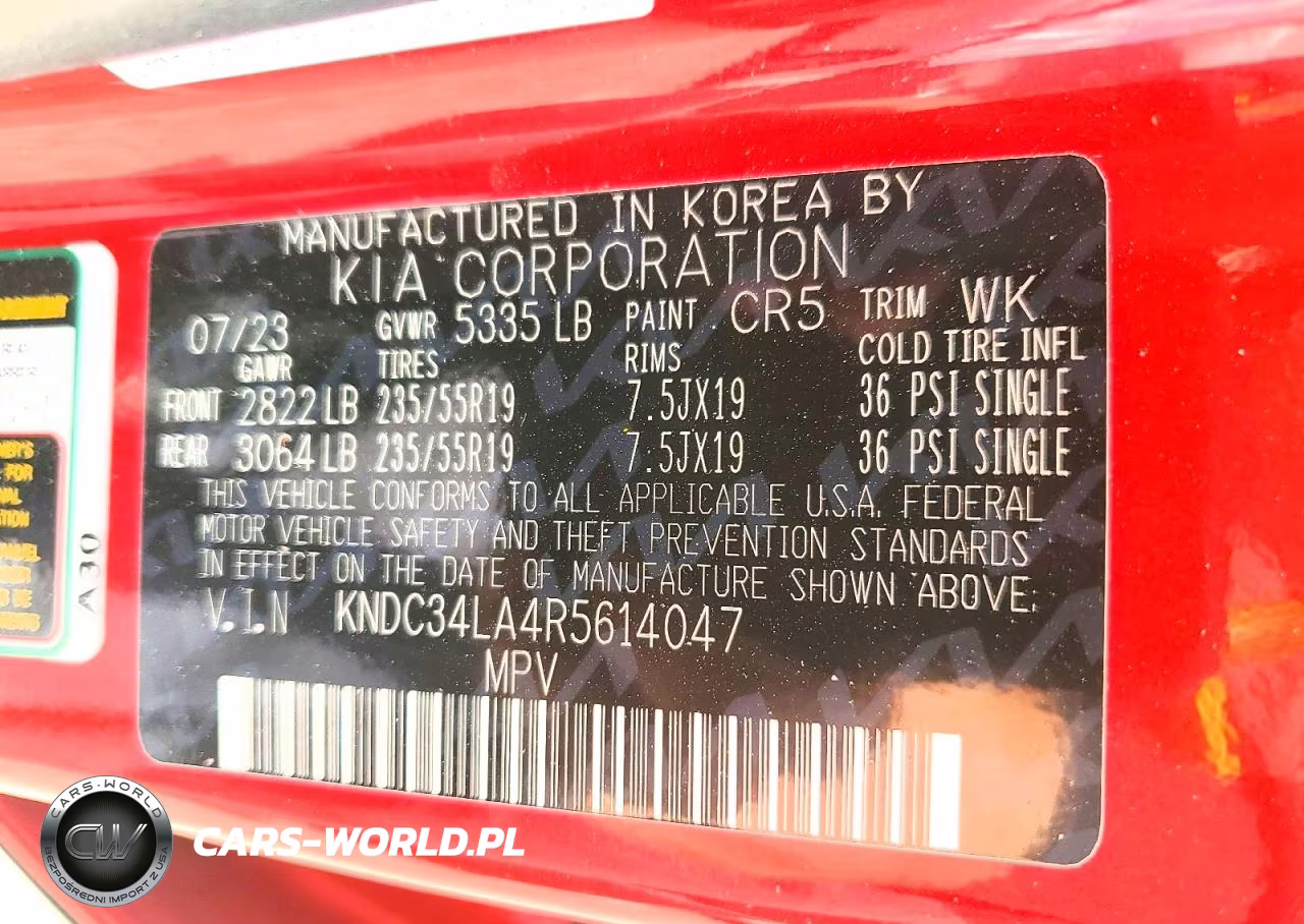 2024 Kia Ev6 Wind VIN:KNDC34LA4R5614047 - 12