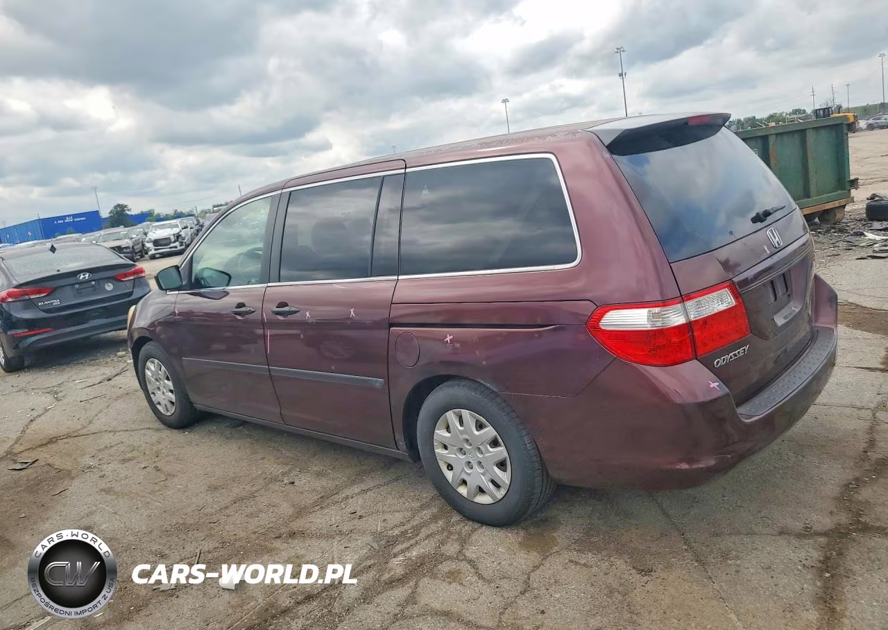 2007 Honda Odyssey Lx VIN:5FNRL38287B011670 - 2