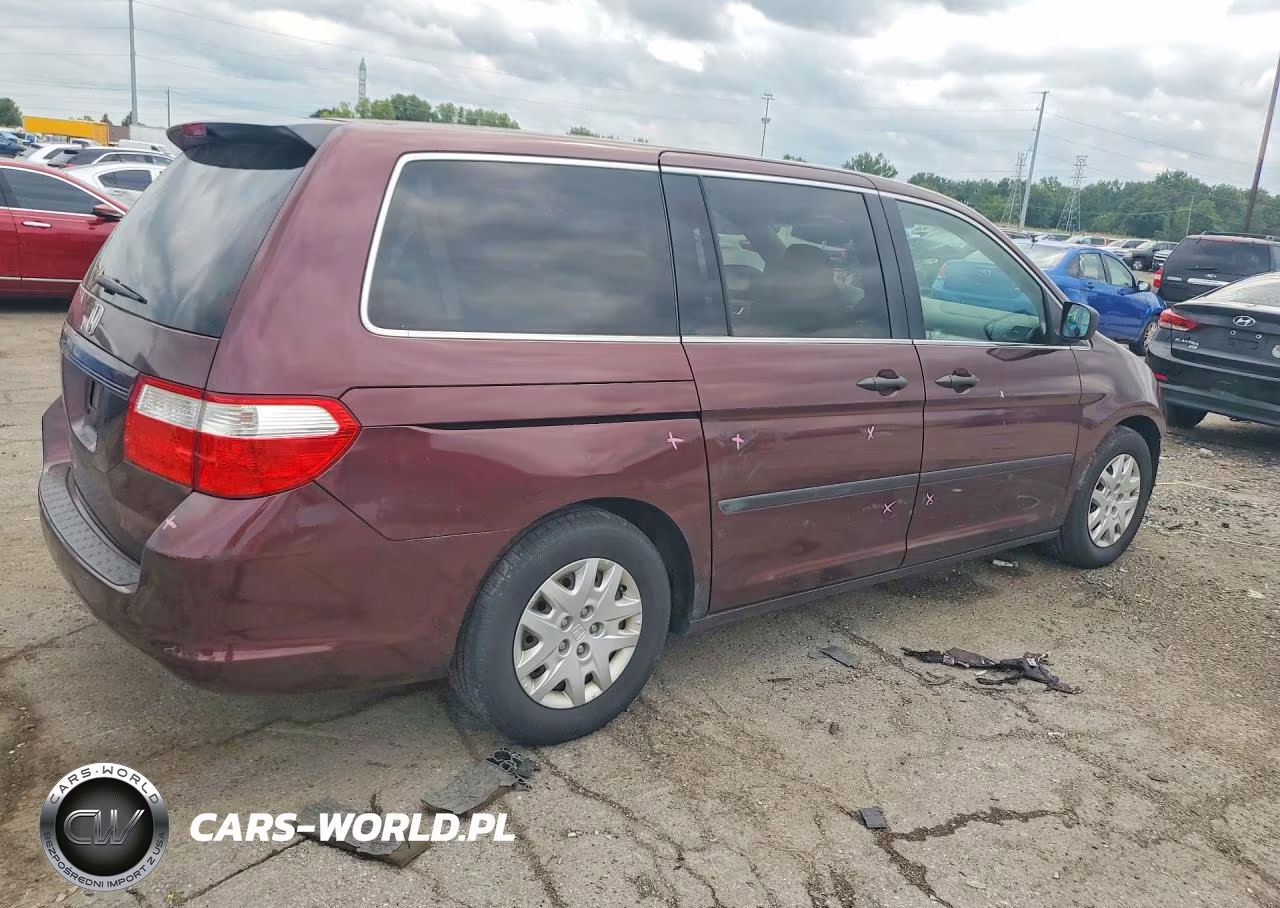 2007 Honda Odyssey Lx VIN:5FNRL38287B011670 - 3