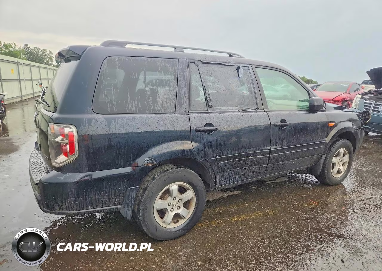 2006 Honda Pilot Ex VIN:2HKYF18406H563883 - 3