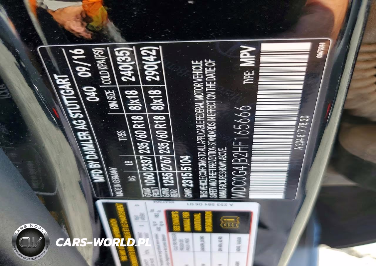 2017 Mercedes-Benz Glc 300 VIN:WDC0G4JB2HF165666 - 13