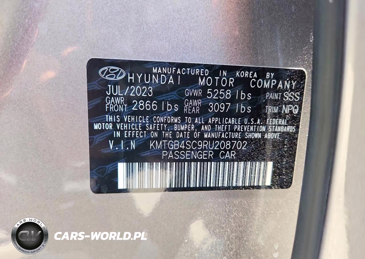 2024 Genesis G80 2.5T VIN:KMTGB4SC9RU208702 - 12