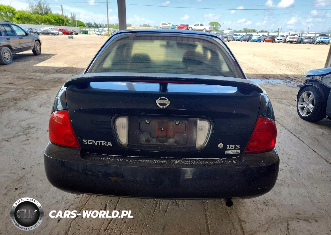 2006 Nissan Sentra 1.8 VIN:3N1CB51D26L576709 - 6