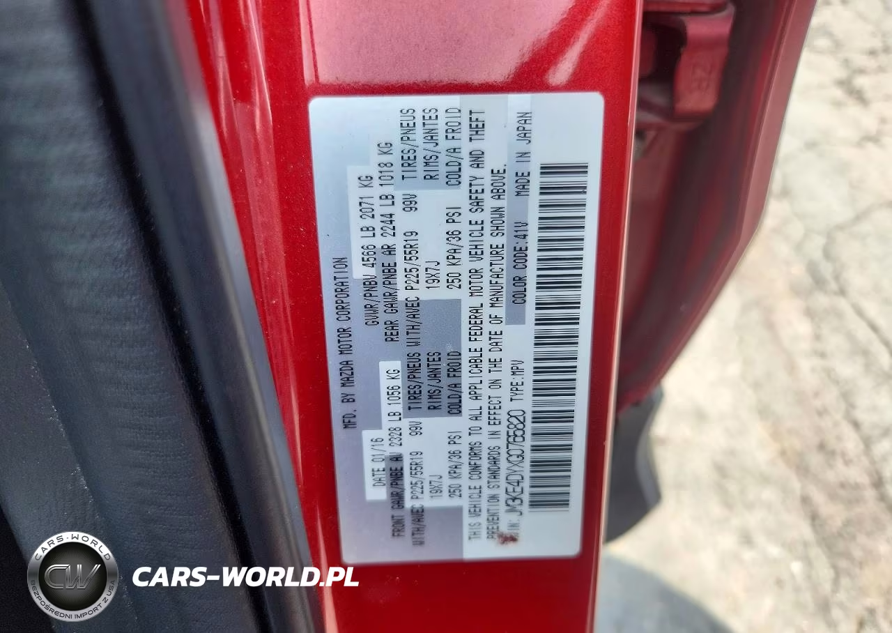 2016 Mazda Cx-5 Gt VIN:JM3KE4DYXG0765820 - 13