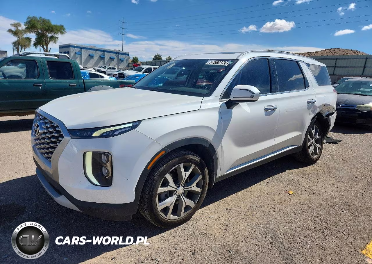 2022 Hyundai Palisade Sel VIN:KM8R44HE0NU452741 - 1