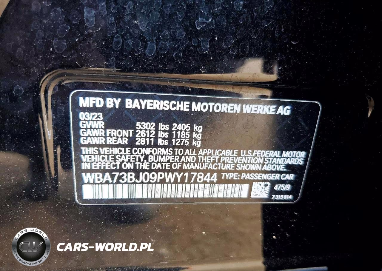 2023 BMW 540 Xi VIN:WBA73BJ09PWY17844 - 12