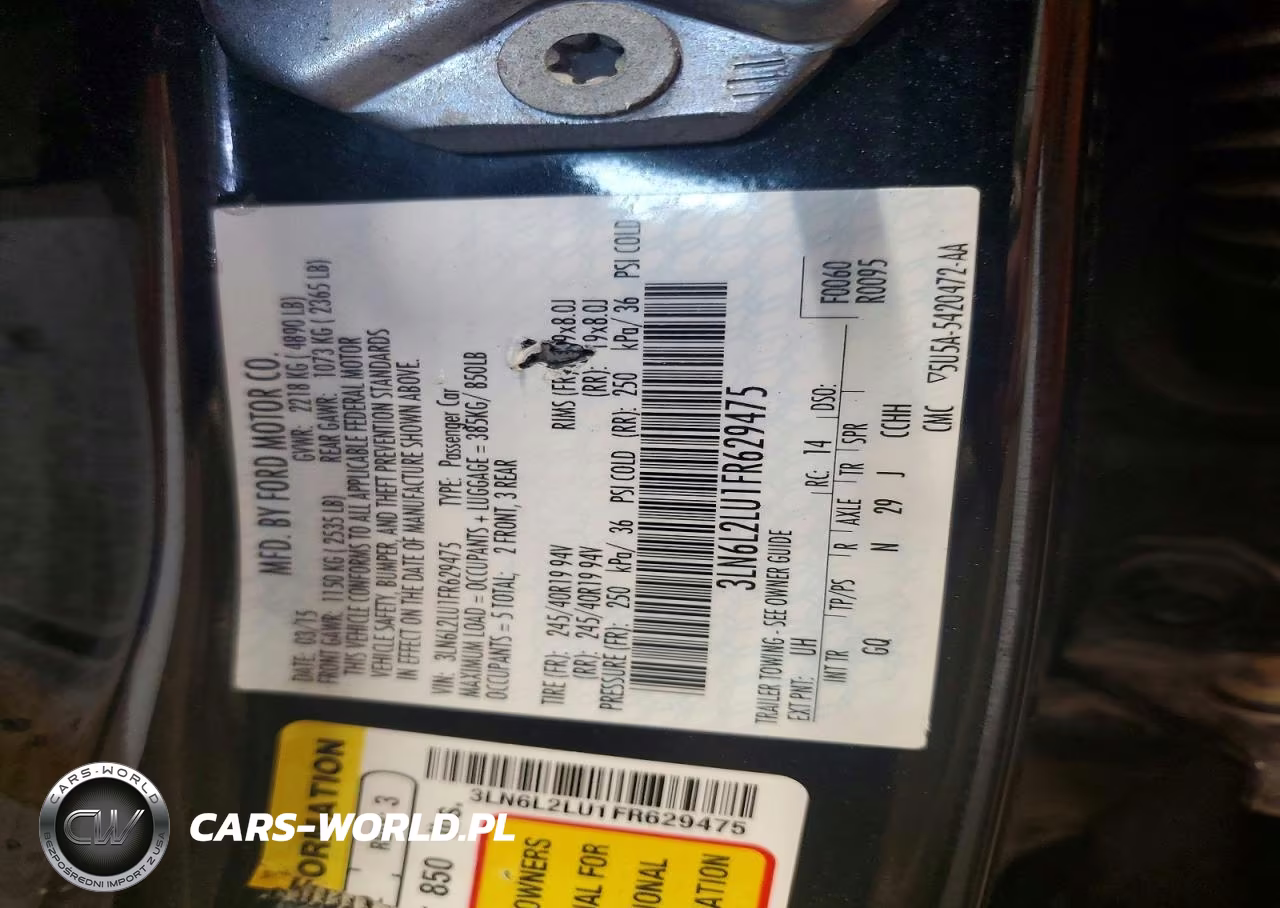 2015 Lincoln Mkz Hybrid VIN:3LN6L2LU1FR629475 - 12