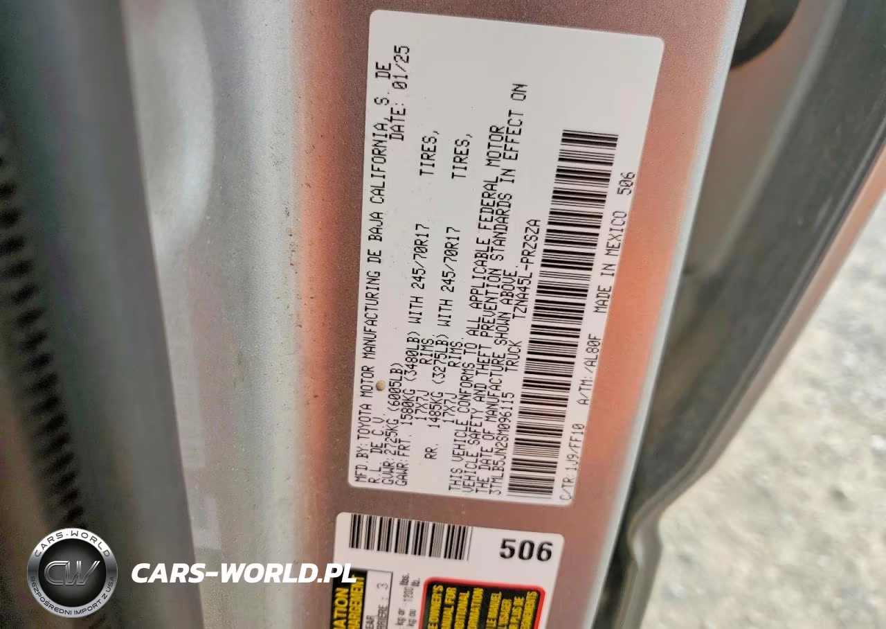 2025 Toyota Tacoma Sr5 VIN:3TMLB5JN2SM096115 - 12