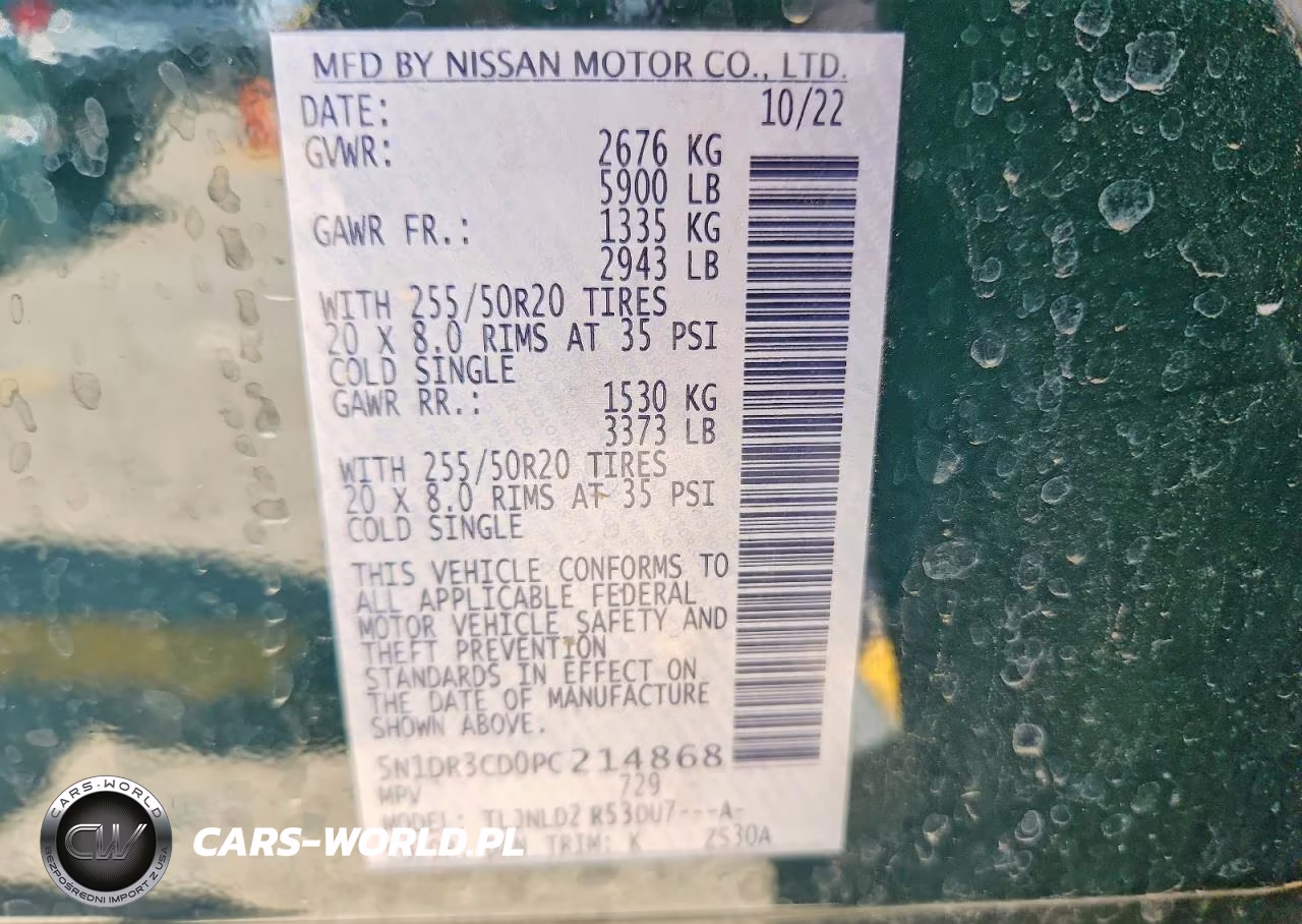 2023 Nissan Pathfinder Sl VIN:5N1DR3CD0PC214868 - 13