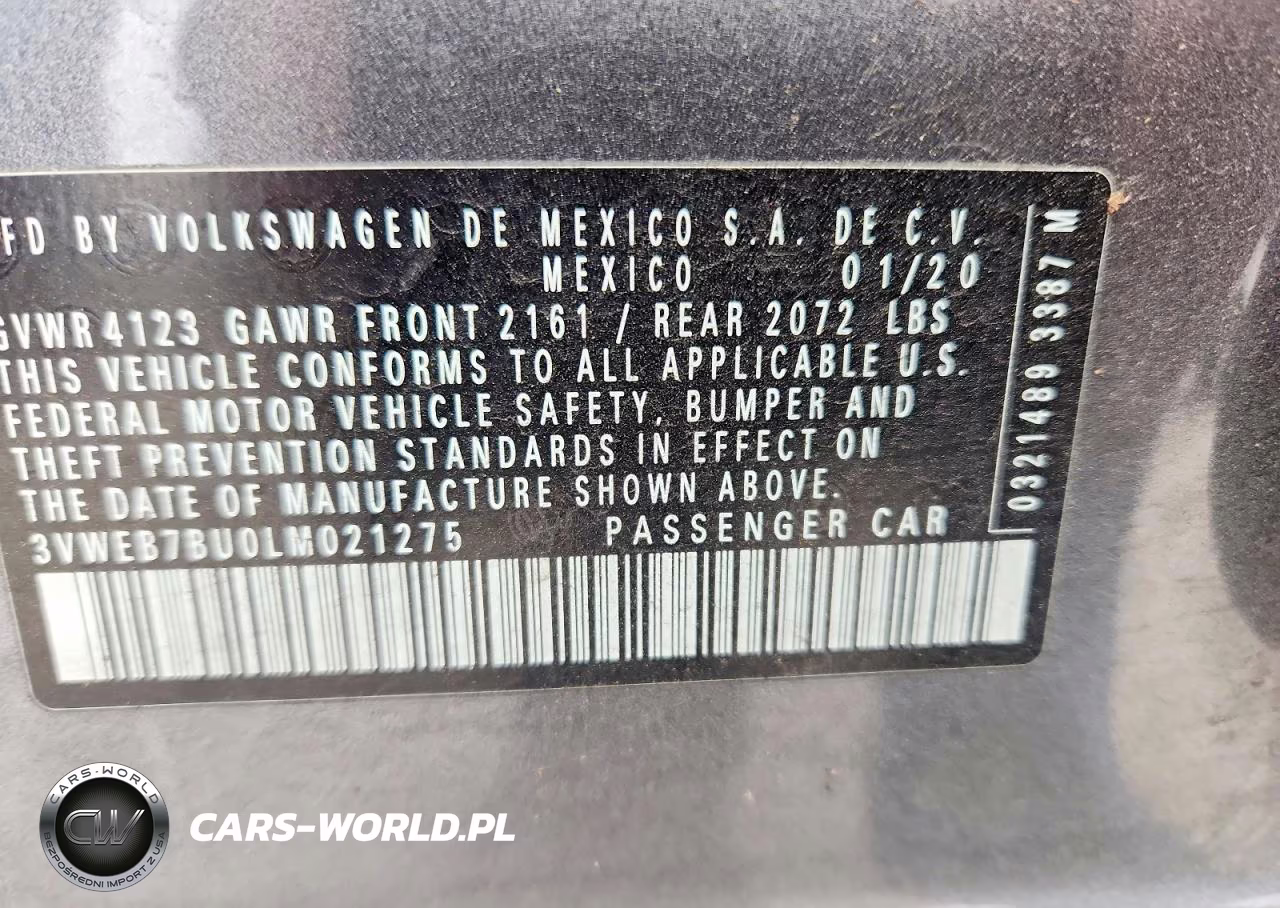 2020 Volkswagen Jetta Sel VIN:3VWEB7BU0LM021275 - 13