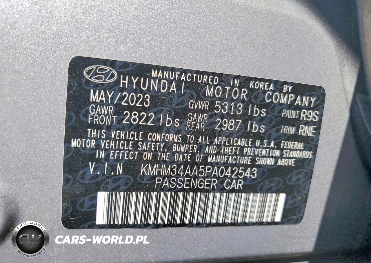 2023 Hyundai Ioniq 6 Sel VIN:KMHM34AA5PA042543 - 13