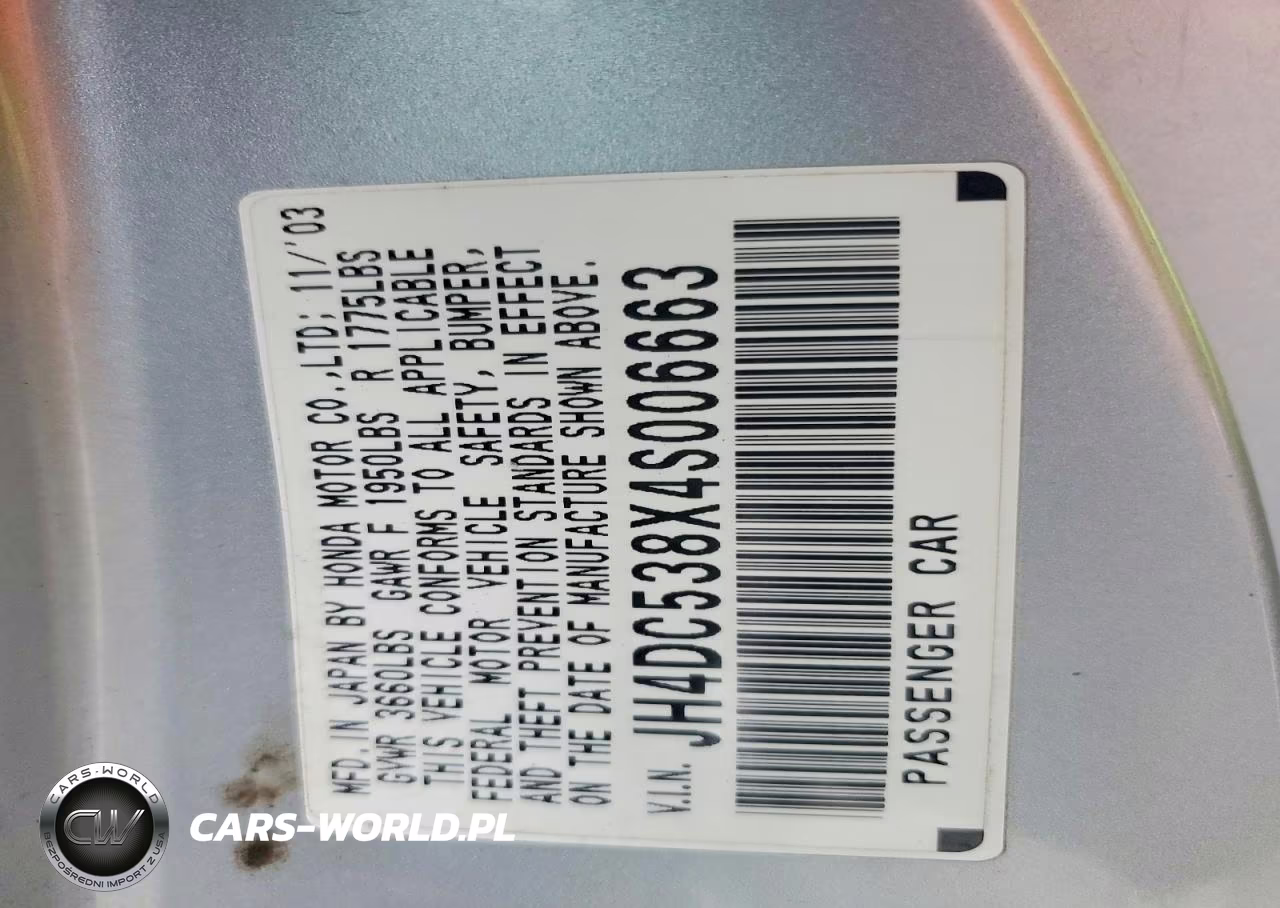 2004 Acura Rsx VIN:JH4DC538X4S006663 - 12