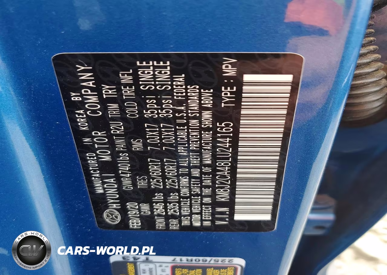 2020 Hyundai Tucson Se VIN:KM8J2CA48LU244165 - 12