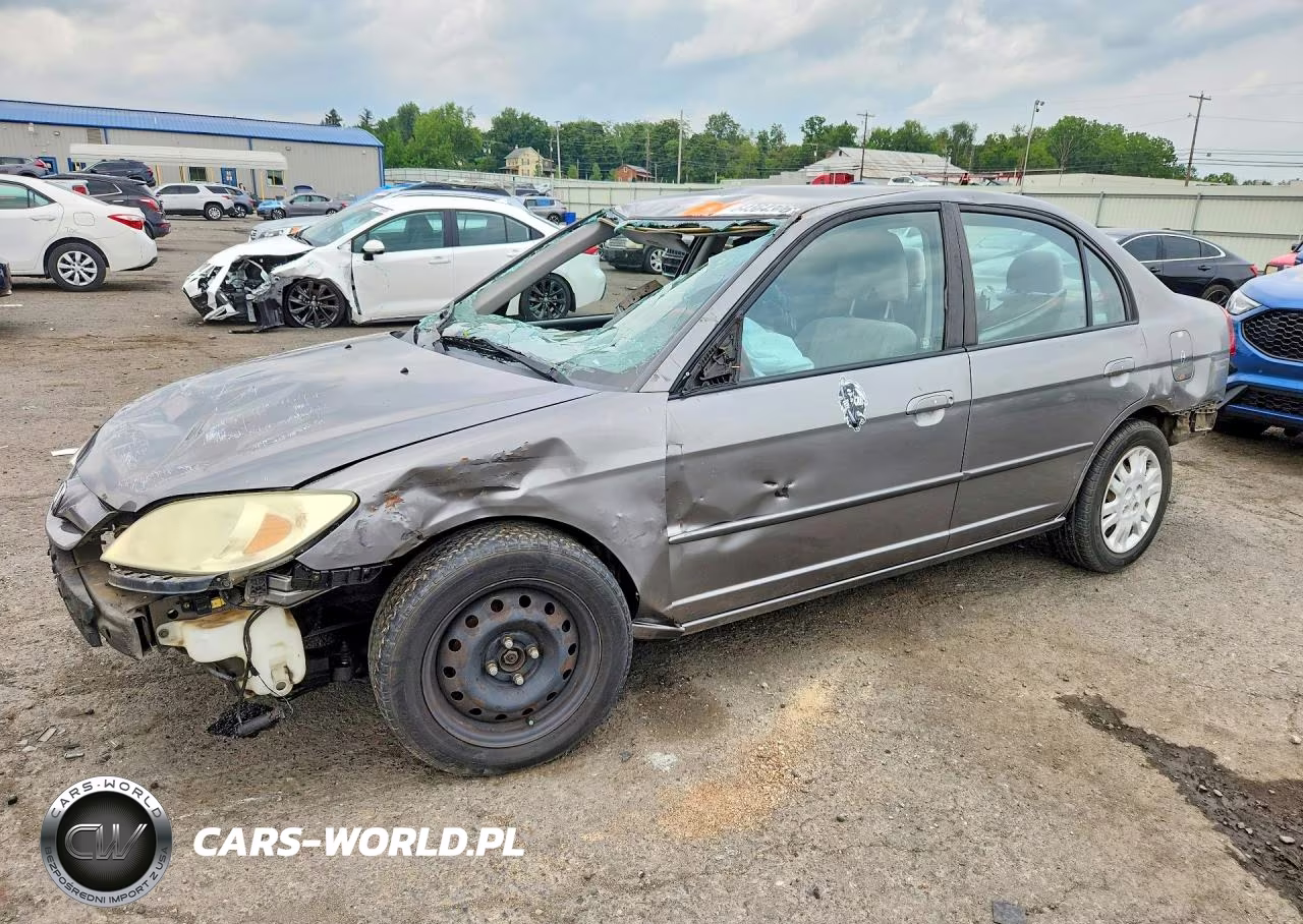 2005 Honda Civic VIN:2HGES16535H593981 - 1