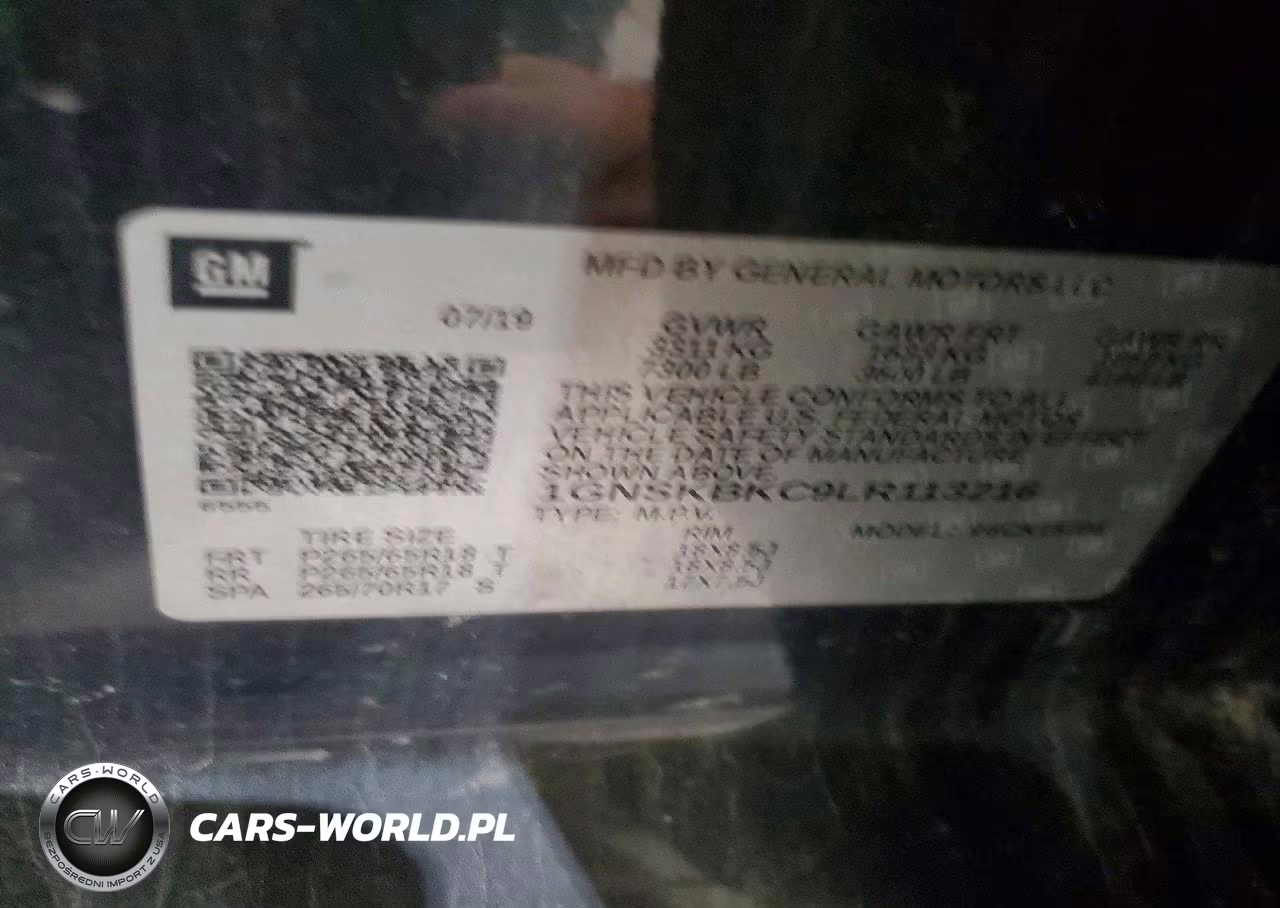 2020 Chevrolet Tahoe K1500 Lt VIN:1GNSKBKC9LR113216 - 13