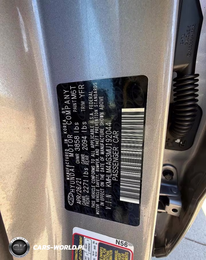 2021 Hyundai Elantra Sel VIN:KMHLM4AG3MU192044 - 10