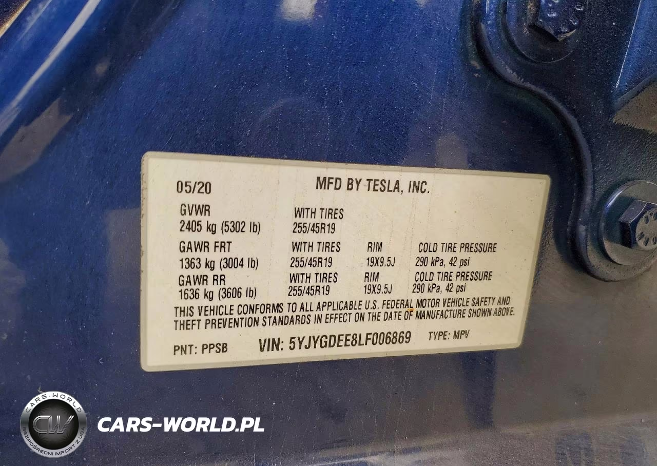 2020 Tesla Model Y VIN:5YJYGDEE8LF006869 - 13
