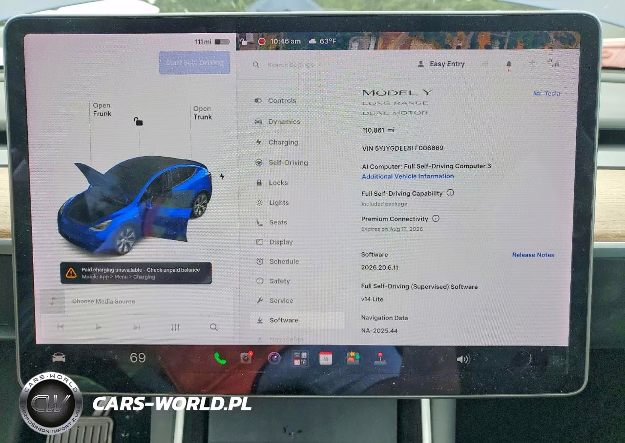2020 Tesla Model Y VIN:5YJYGDEE8LF006869 - 9