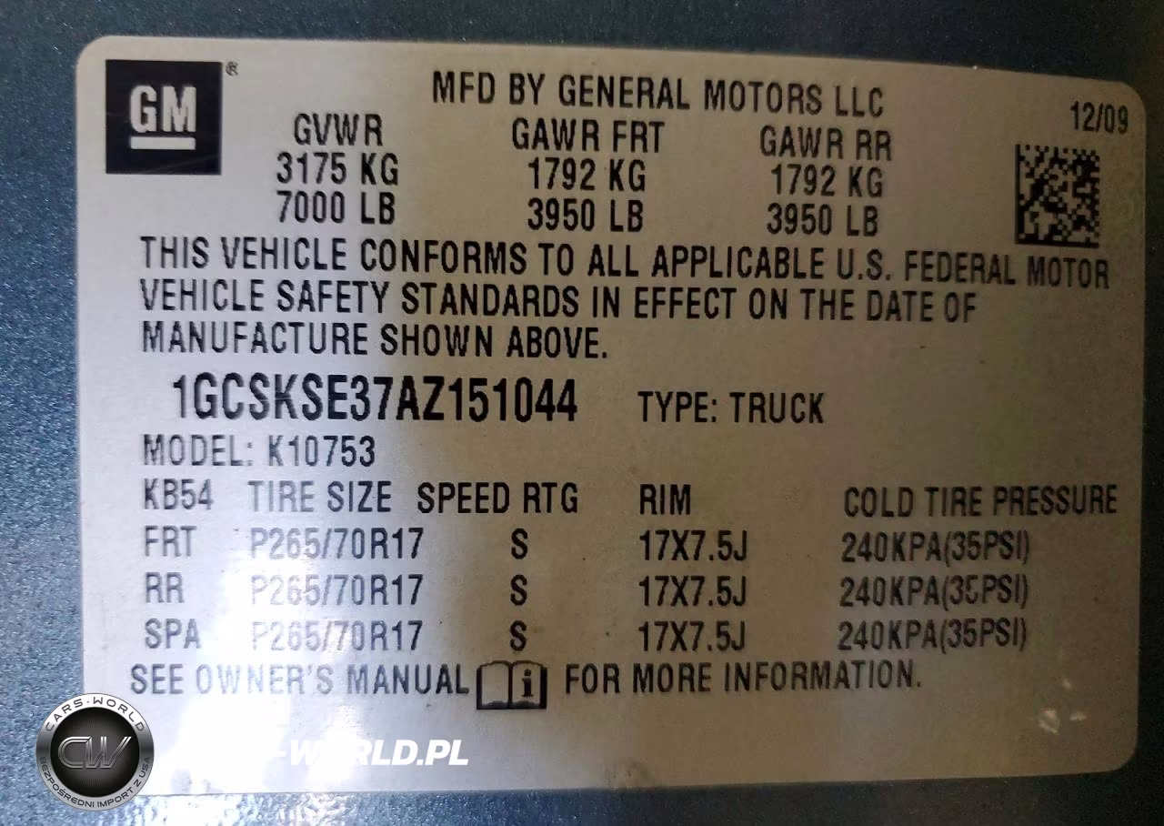 2010 Chevrolet Silverado K1500 Lt VIN:1GCSKSE37AZ151044 - 12