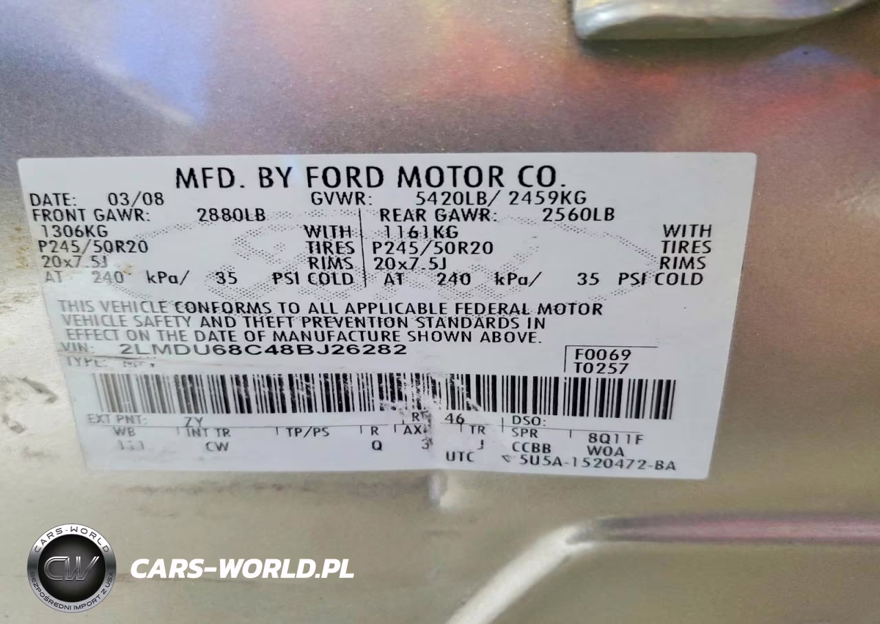 2008 Lincoln Mkx VIN:2LMDU68C48BJ26282 - 13