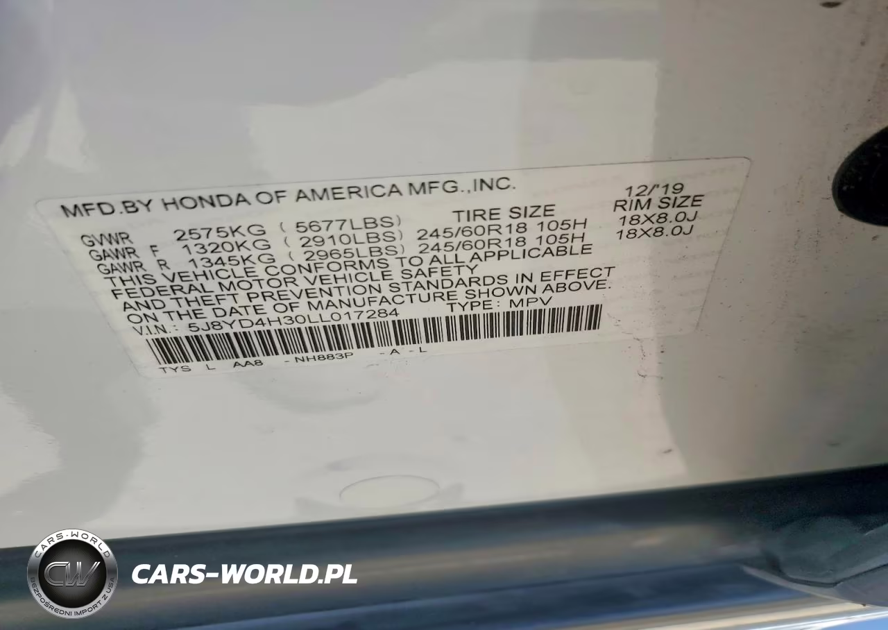 2020 Acura Mdx VIN:5J8YD4H30LL017284 - 13