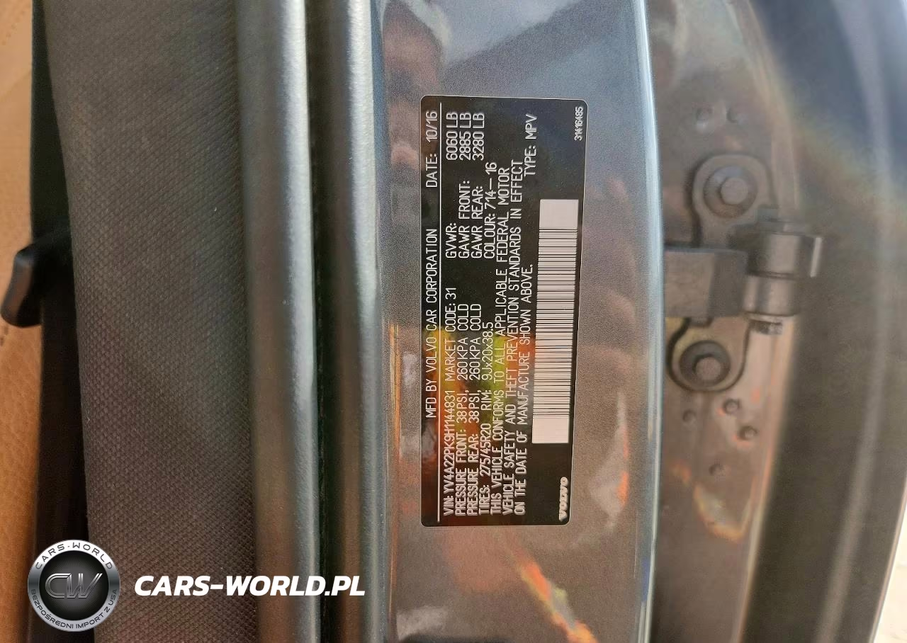2017 Volvo Xc90 T6 VIN:YV4A22PK9H1144831 - 13