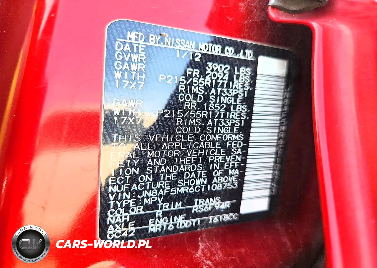 2012 Nissan Juke S VIN:JN8AF5MR6CT108753 - 12