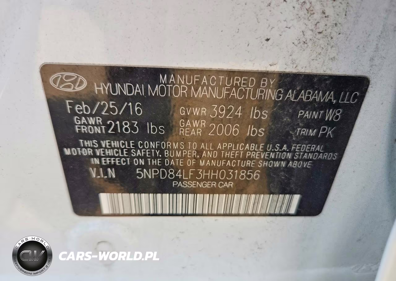 2017 Hyundai Elantra Se VIN:5NPD84LF3HH031856 - 12