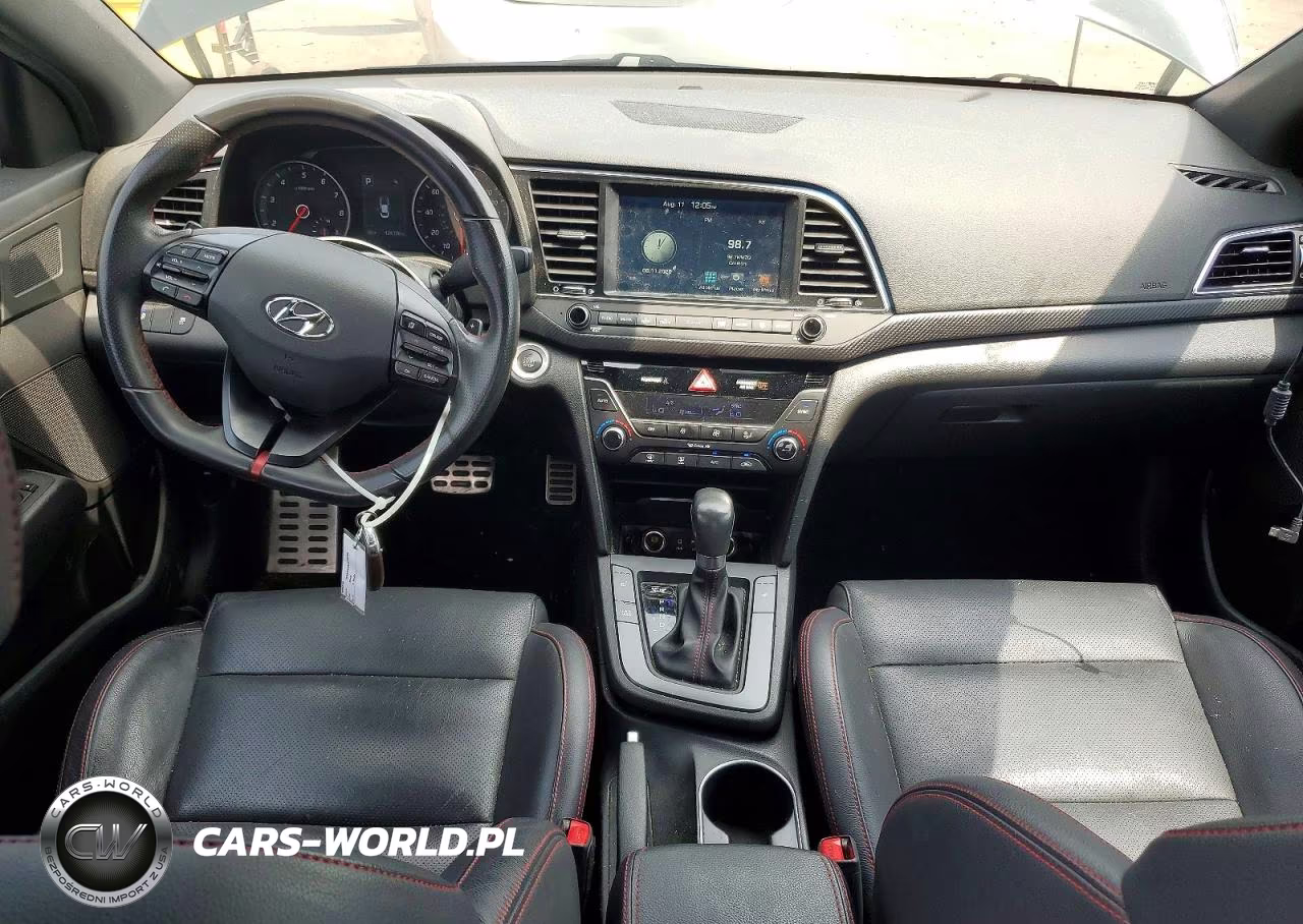 2018 Hyundai Elantra Sport VIN:KMHD04LB8JU499139 - 8