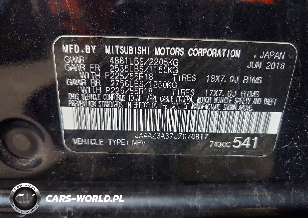 2018 Mitsubishi Outlander Se VIN:JA4AZ3A37JZ070817 - 13