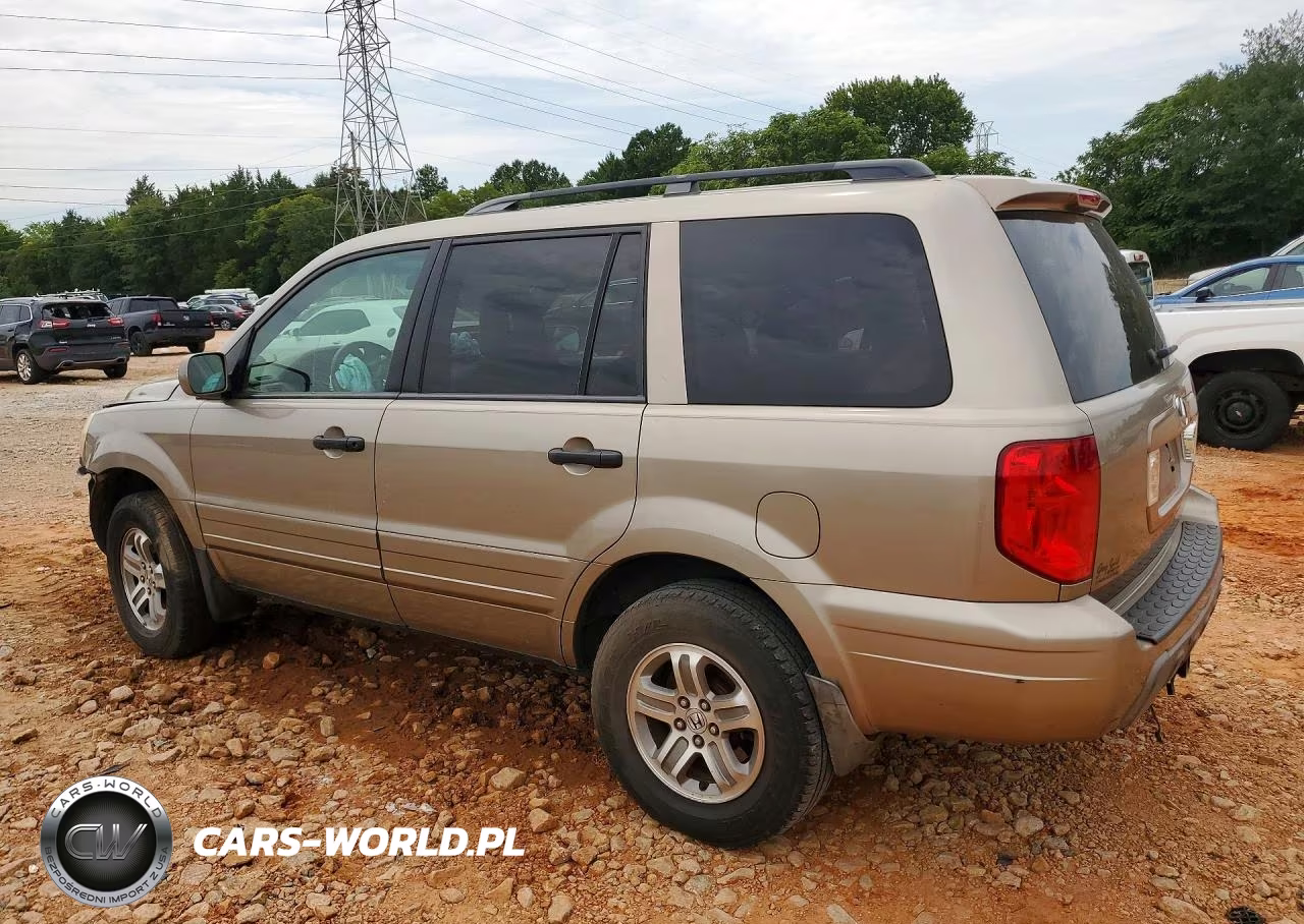 2003 Honda Pilot Exl VIN:2HKYF18583H588096 - 2