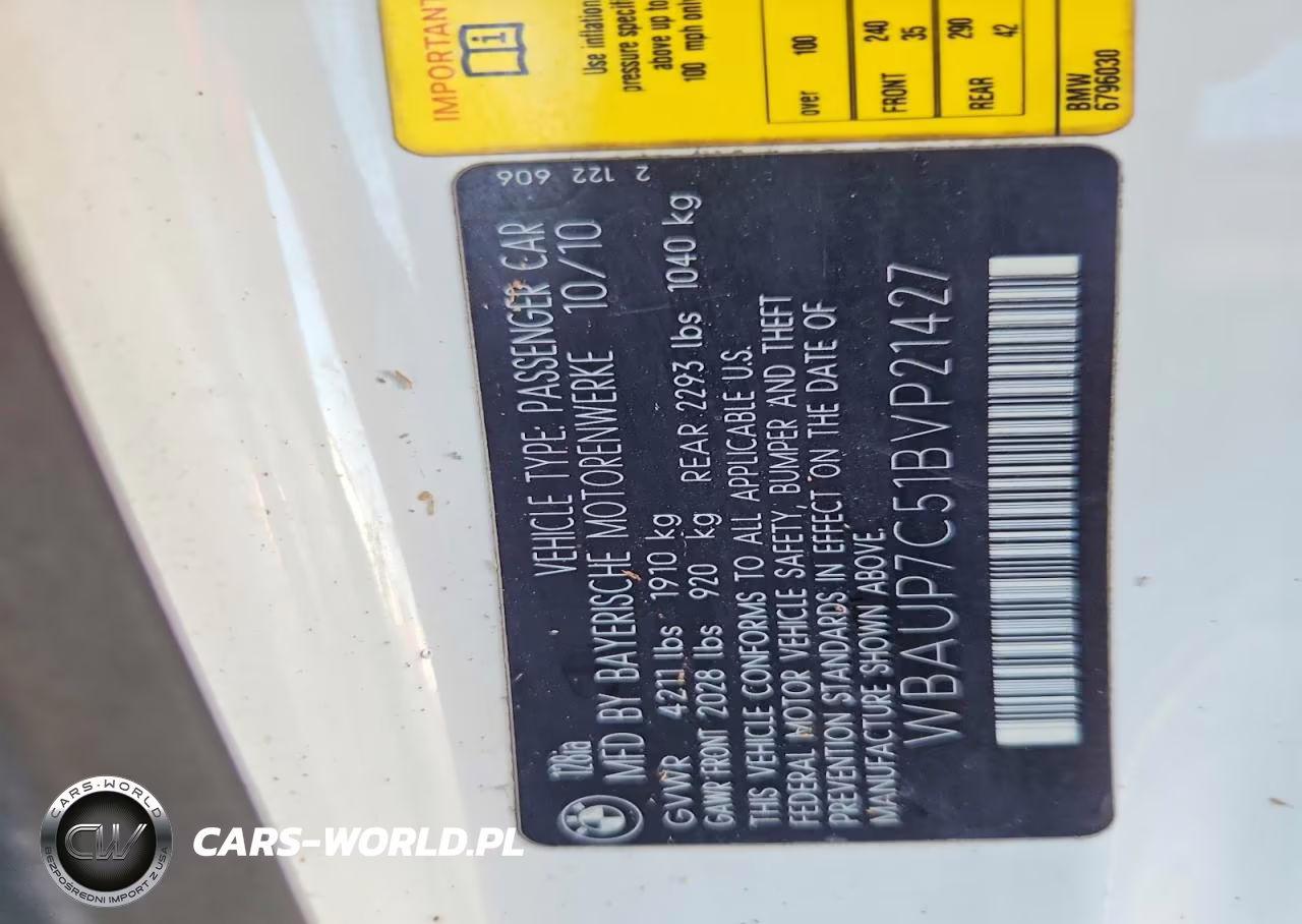 2011 BMW 128 I VIN:WBAUP7C51BVP21427 - 12