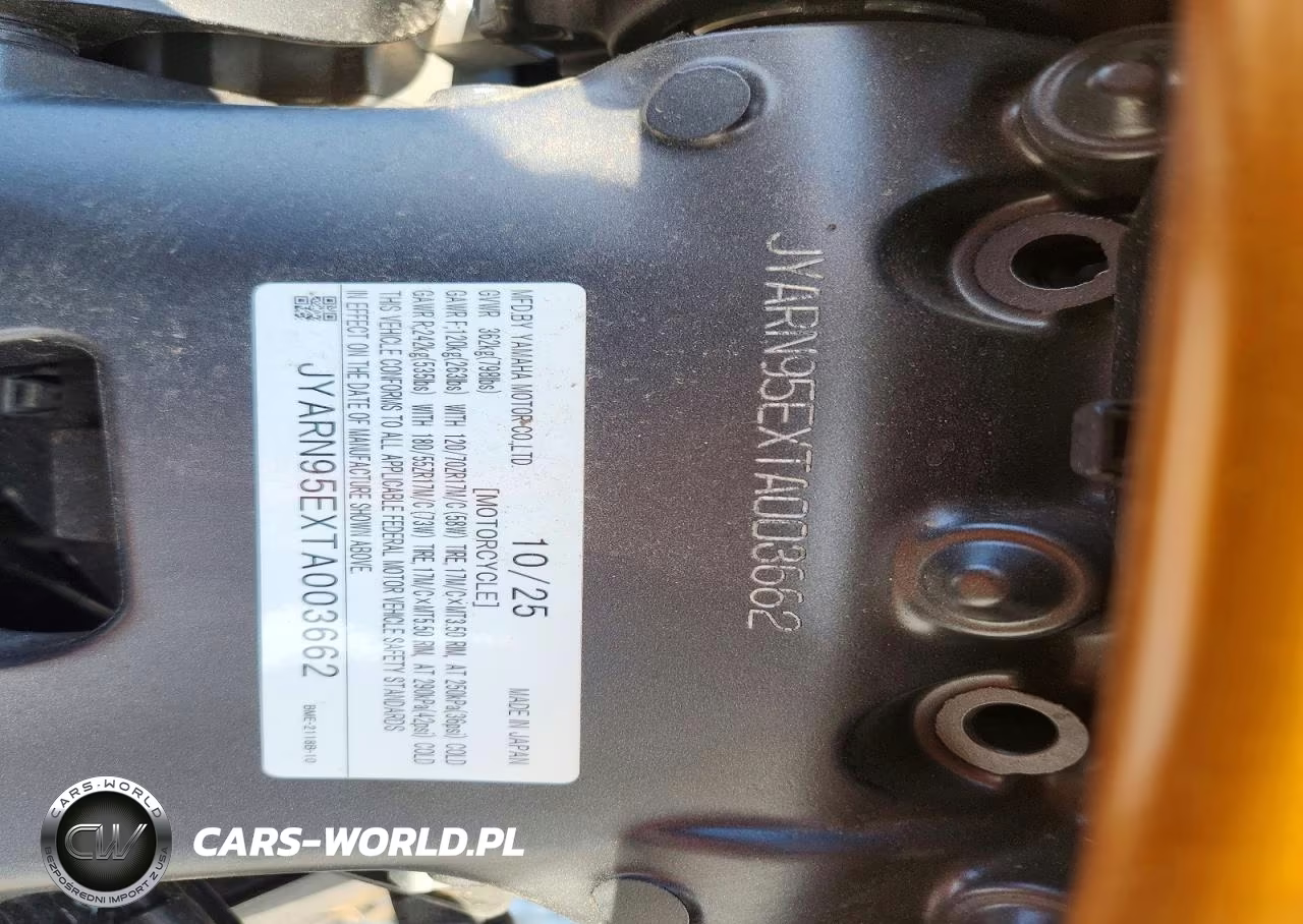 2026 Yamaha Mt09 Sp VIN:JYARN95EXTA003662 - 8