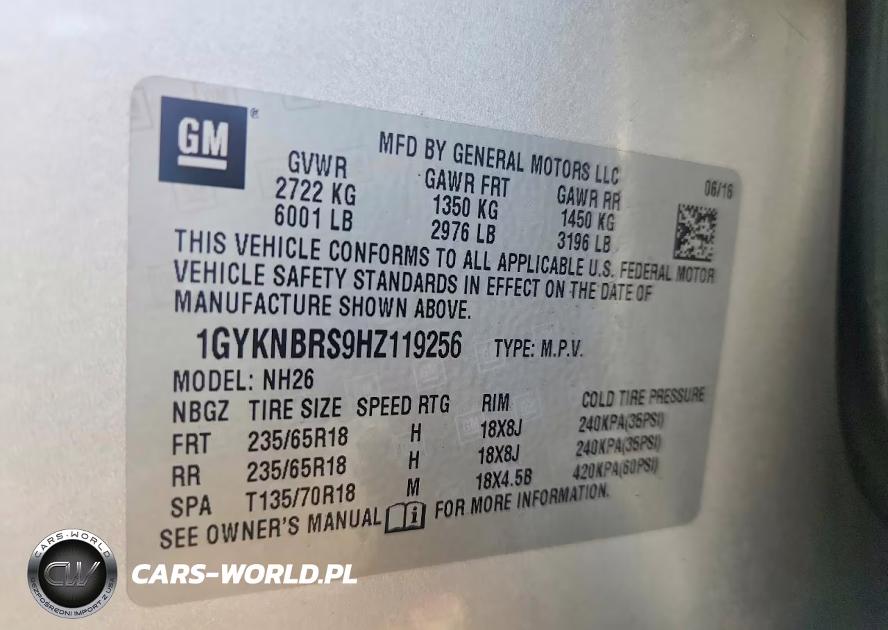 2017 Cadillac Xt5 Luxury VIN:1GYKNBRS9HZ119256 - 14