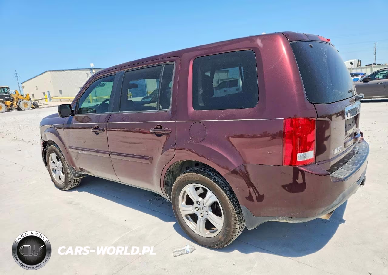 2013 Honda Pilot Exl VIN:5FNYF3H53DB032869 - 2