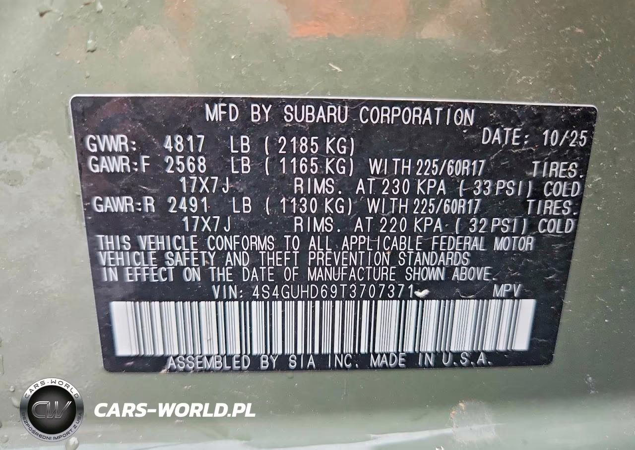 2026 Subaru Crosstrek Premium VIN:4S4GUHD69T3707371 - 14