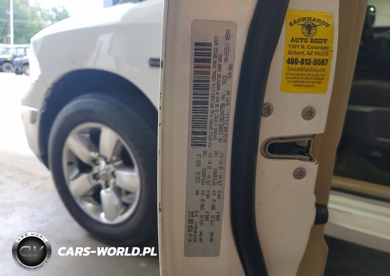 2016 Ram 1500 Slt VIN:1C6RR6LM8GS347788 - 12