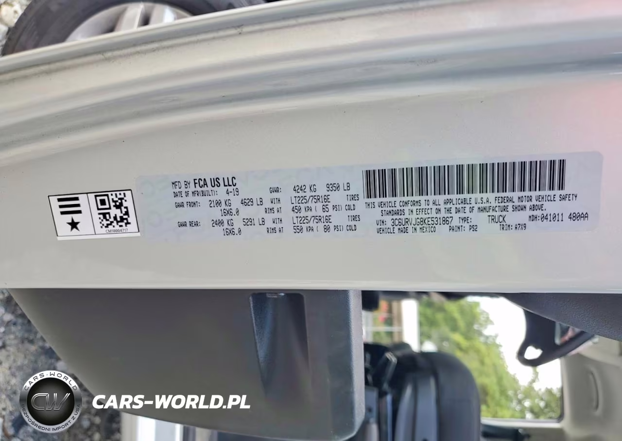 2019 Ram Promaster 3500 Delivery Van VIN:3C6URVJG8KE531867 - 14