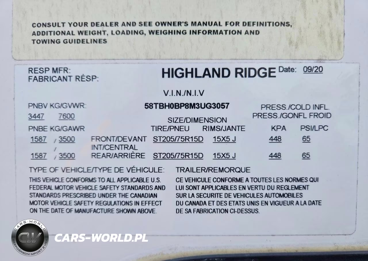 2021 Highland Ridge Open Range Camper VIN:58TBH0BP8M3UG3057 - 10